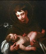 Saint Antony of Padua holding Baby Jesus, Bernardo Strozzi